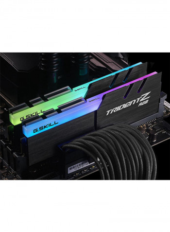 2-Piece 16GB DDR4 3000 MHz Desktop SDRAM 32GB Black