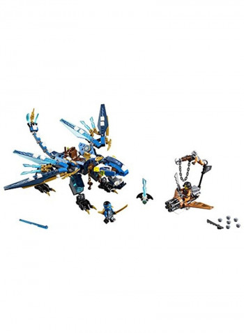 350-Piece Ninjago Jaya's Elemental Dragon Building Set