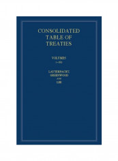 International Law Reports, Consolidated Table Of Treaties: Volumes 1-160 Hardcover