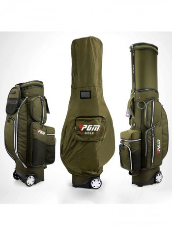 Retractable Ball Bag With Pulley And Rain Cover 91x44x25cm