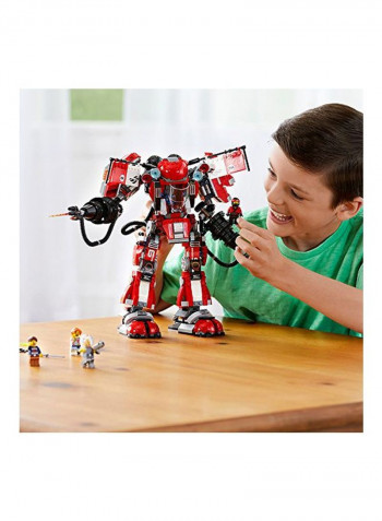 944-Piece Ninjago Movie Fire Mech Building Set 70615 14x4x8inch