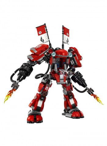 944-Piece Ninjago Movie Fire Mech Building Set 70615 14x4x8inch
