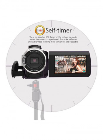 Digital Video Camcorder Kit With External Microphone