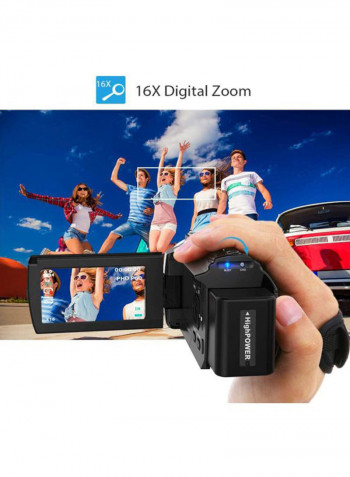 Digital Video Camcorder Kit With External Microphone