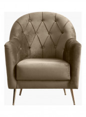 Rochelle Single Seater Sofa Brown 77x80x83cm