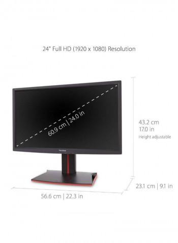 24-Inch Full HD Gaming Monitor 24inch Black