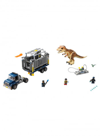 609-Piece Jurassic World T. Rex Transport Building Set 75933
