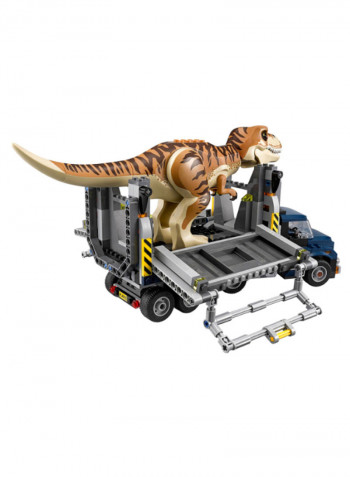 609-Piece Jurassic World T. Rex Transport Building Set 75933