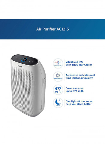 Air Purifier 50W AC1215/30 White