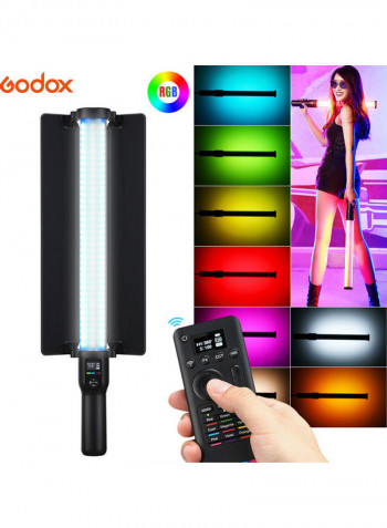Dimmable RGB LED Video Light Stick Set Black/White