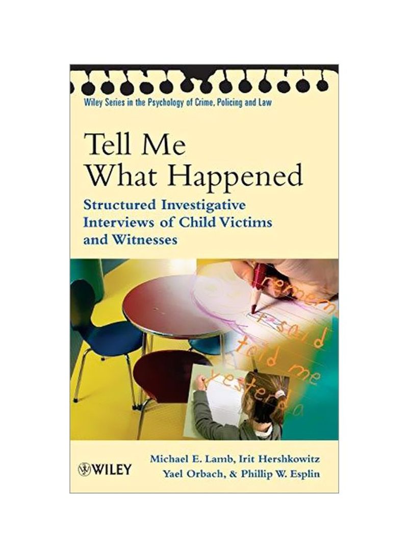 Tell Me What Happened Hardcover