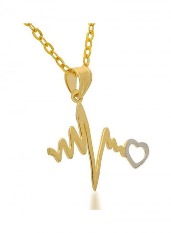 4-Piece Heart Beat Pendant Set