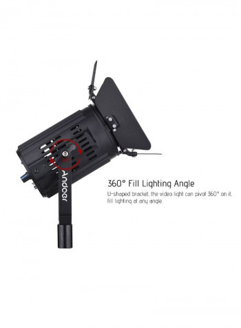 LS-60D Dimmable LED Video Light Black