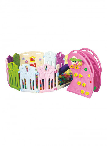 12-Piece Playpens Fence With Slide-16329