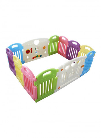 12-Piece Playpens Fence With Slide-16329
