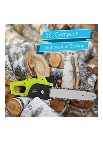 Electric Corded Chainsaw Light Green/Black/Grey