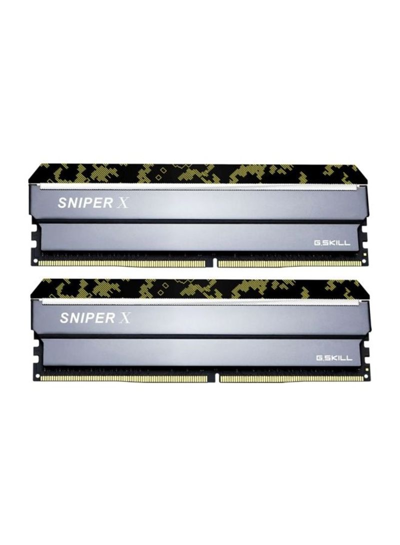 2-Piece Sniper X DDR4 RAM Set 16GB Green/Black/Grey