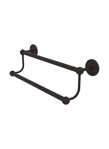 Prestige Skyline Collection Double Towel Bar Black 24inch
