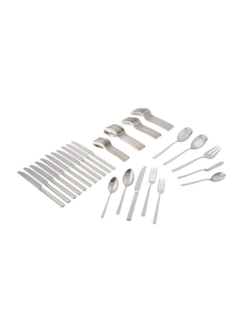 65-Piece Spoon Set Silver