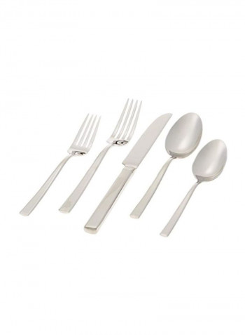 65-Piece Spoon Set Silver