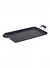 Initiatives Nonstick Inside And Out Griddle Black 18x11inch