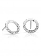 Small Diamond Open Circle Stud reviews Small Diamond Open Circle Stud