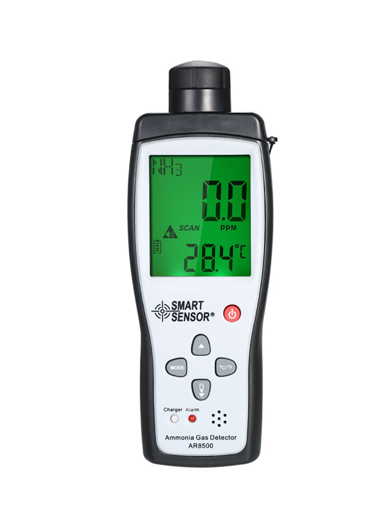 HandHeld Digital Automotive Ammonia Gas Monitor Detector Tester White/Black 65 x 30 x 181millimeter