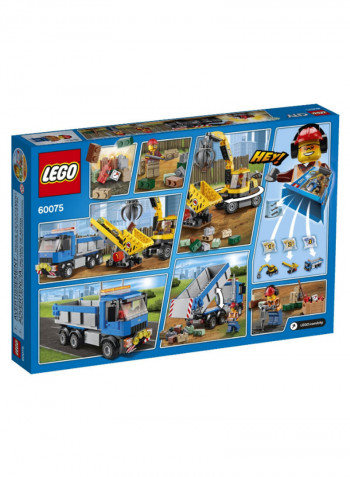 311-Piece City Demolition Excavator And Truck Building Set 60075