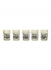 24-Piece Brusho Crystal Set Dark Brown/Orange/Leaf Green