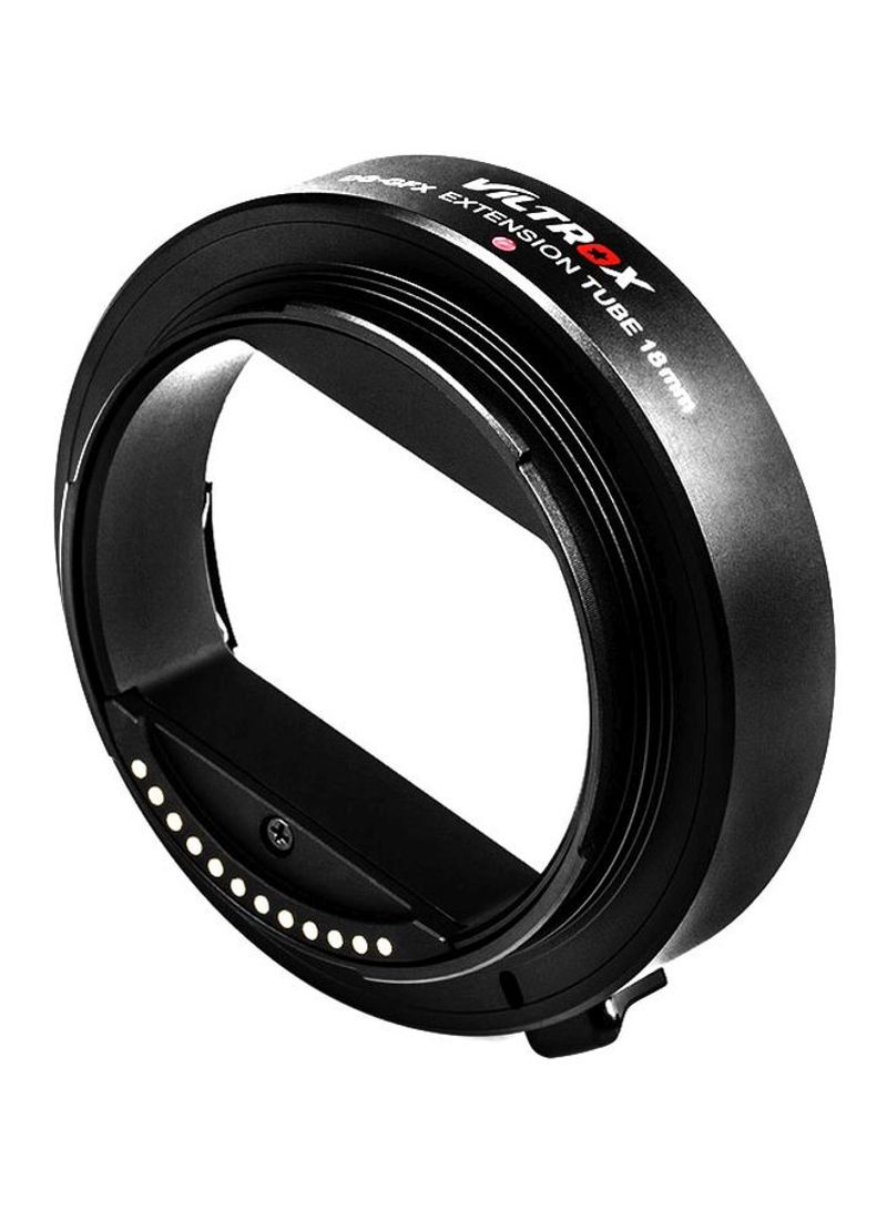 DG-GFX Automatic Electronic Macro Extension Tube Adapter Ring 18millimeter Black
