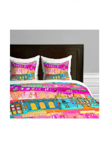 Polyester Duvet Cover Multicolour Queen