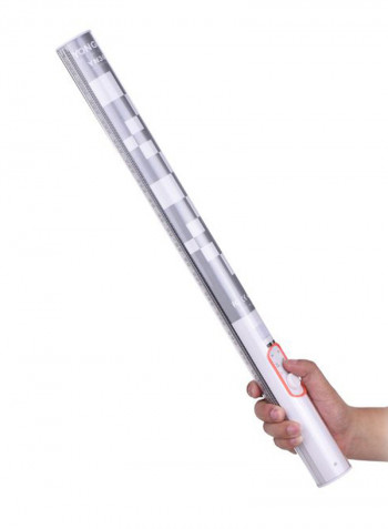 Remote Control LED Photography Video Light Silver/Grey
