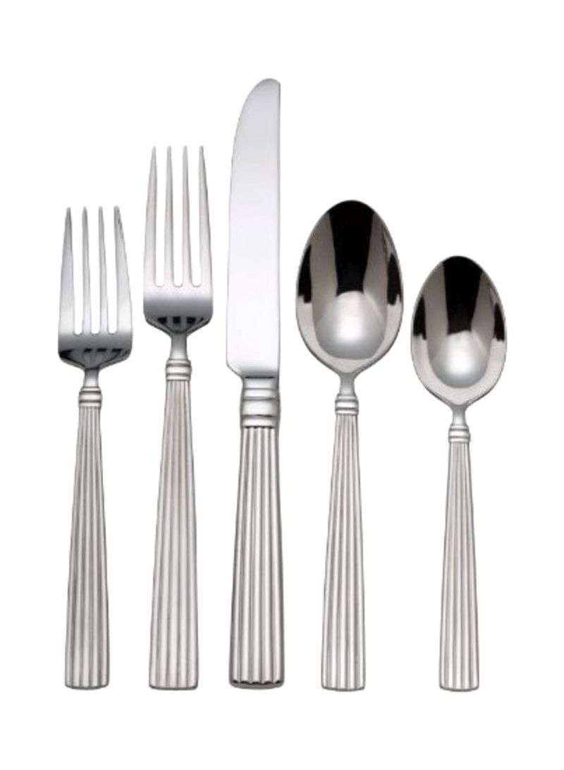 65-Piece Cutlery Set Silver