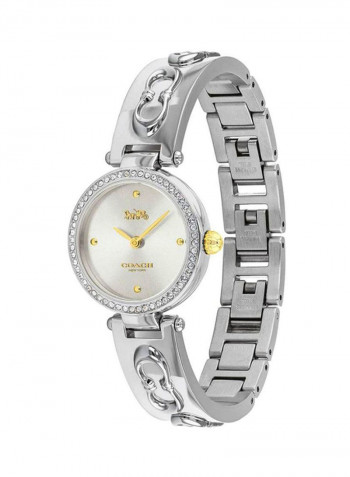 Women's Stainless Steel Strap Crystal Analog Watch 14503275