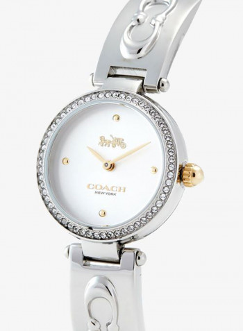 Women's Stainless Steel Strap Crystal Analog Watch 14503275
