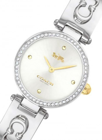 Women's Stainless Steel Strap Crystal Analog Watch 14503275