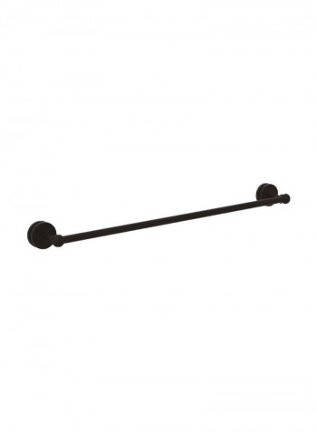 Prestige Skyline Collection Shower Door Towel Bar Black 30inch