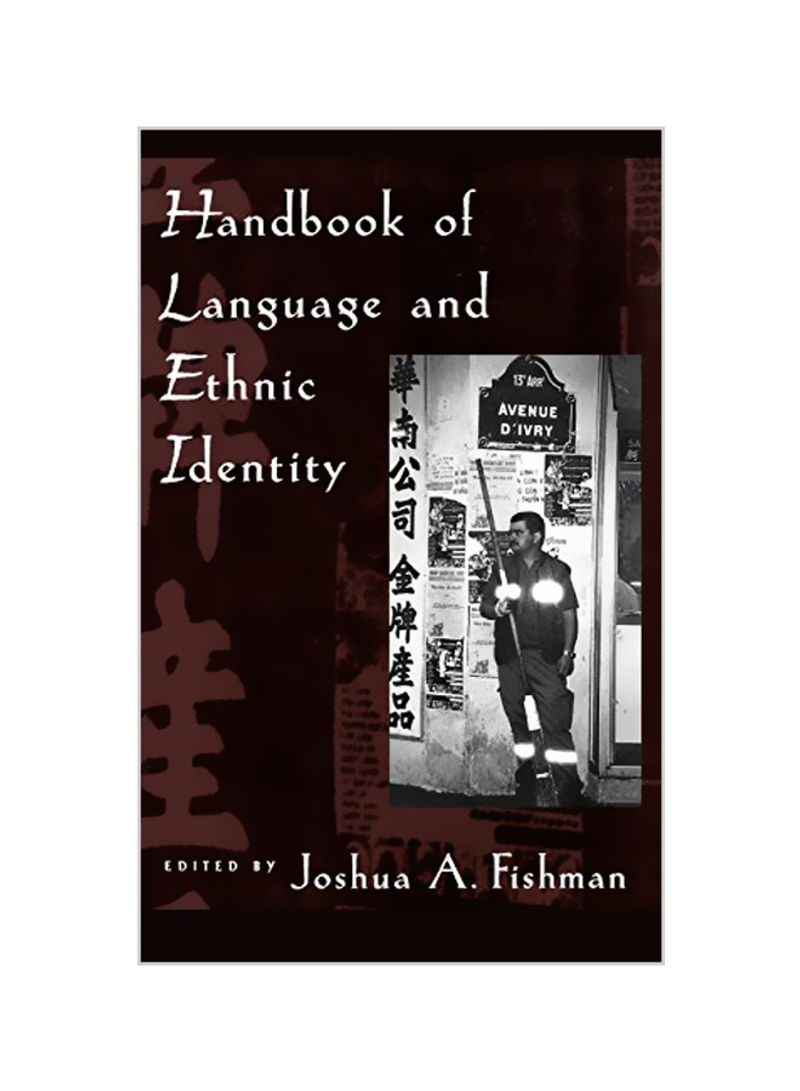 Handbook Of Language And Ethnic Identity Hardcover
