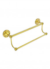 Double Holder Towel Bar Gold 24inch