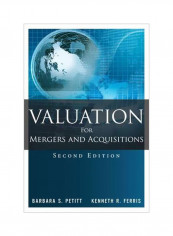 Valuation For Mergers And Acquisitions Hardcover 2