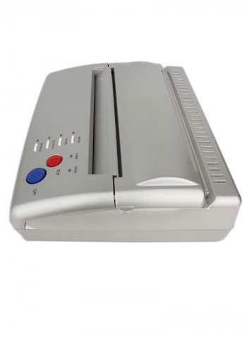 Tattoo Stencil Transfer Machine With Power Cord Silver/Black