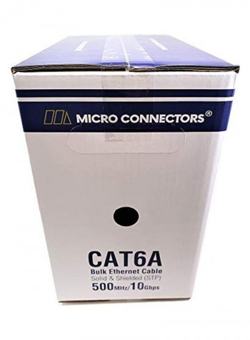 Micro Connectors Stranded Shielded Ethernet Cable 150meter blue