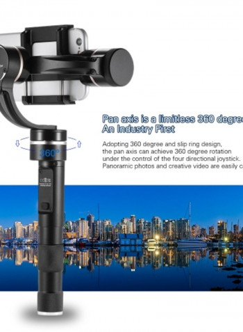 3-Axis Handheld Camera Stabilizer Black