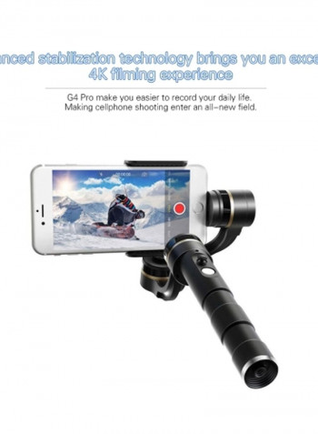 3-Axis Handheld Camera Stabilizer Black