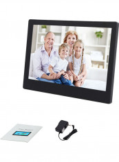 WiFi Digital Photo Frame Advertising Video Player Black
