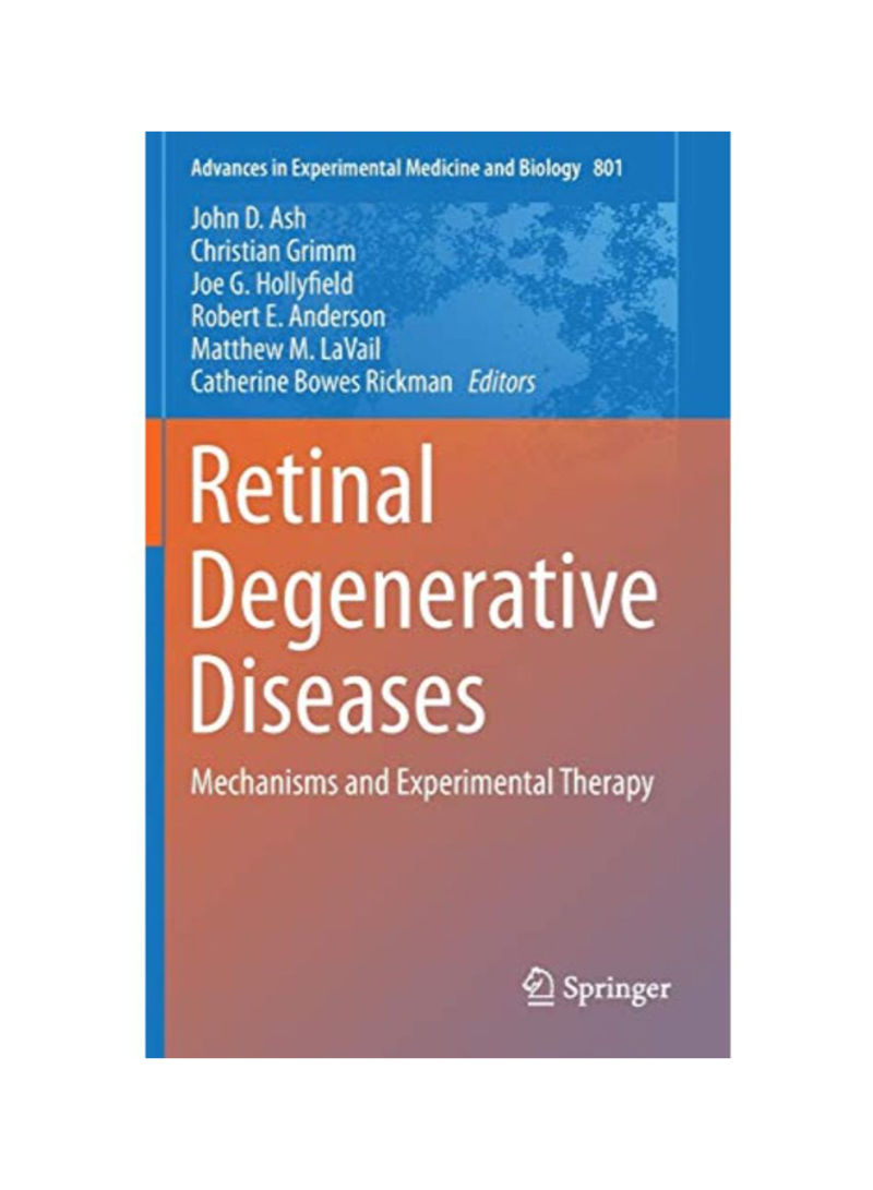 Retinal Degenerative Diseases: Mechanisms And Experimental Therapy Hardcover English by Joe G. Hollyfield - 41723