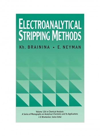 Electroanalytical Stripping Methods Hardcover