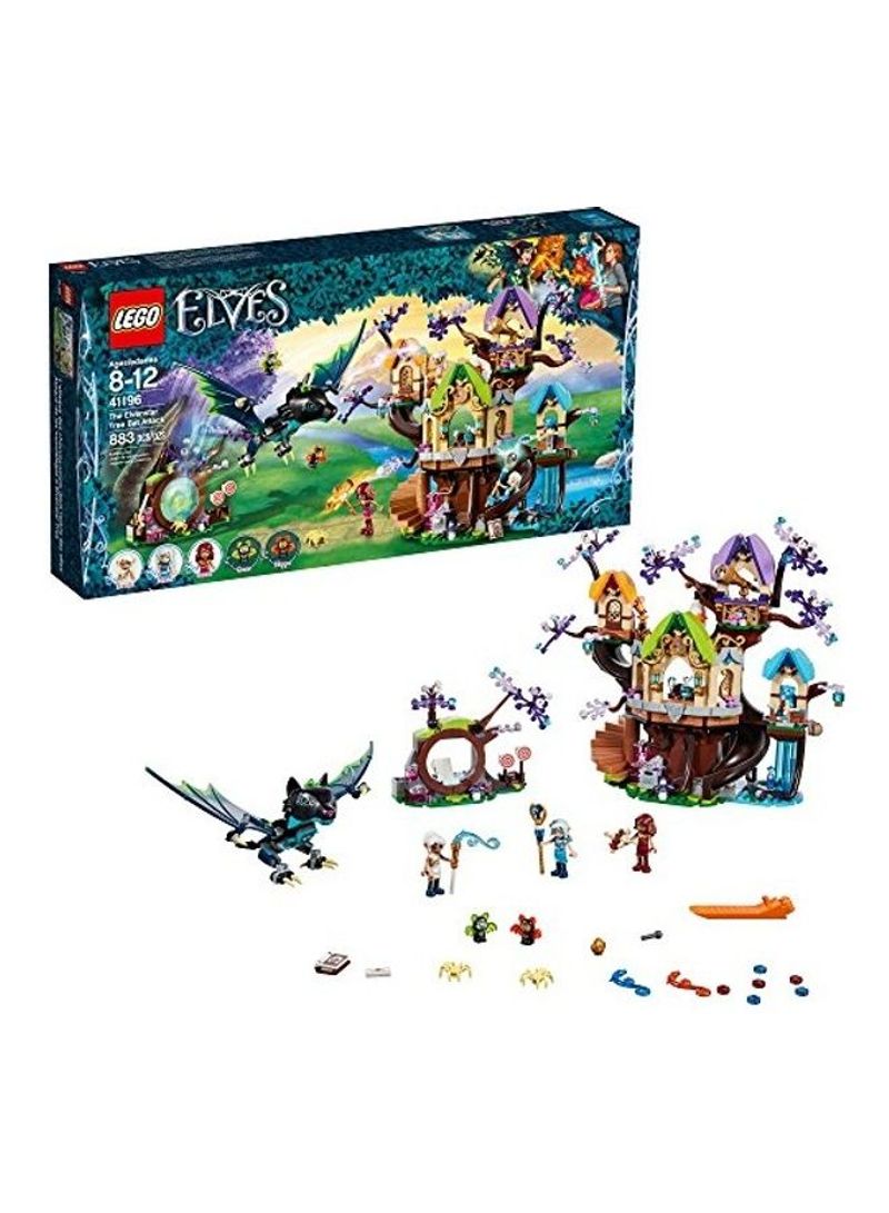 883-Piece Elves The Elvenstar Tree Bat Attack Building Toy