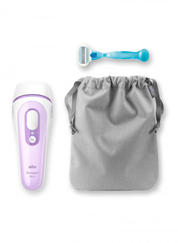 Silk expert Pro 3 PL3011 Latest Generation IPL, Permanent Hair Removal أبيض/أرجواني