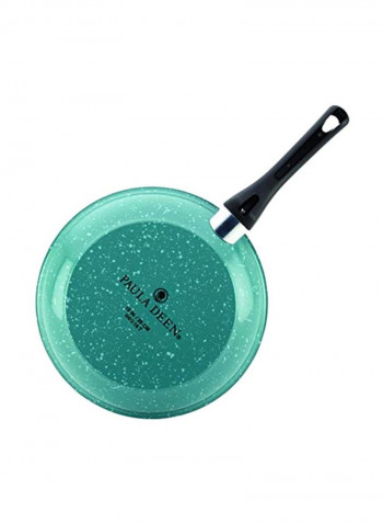 12-Piece Nonstick Cookware Set Gulf Blue Speckle